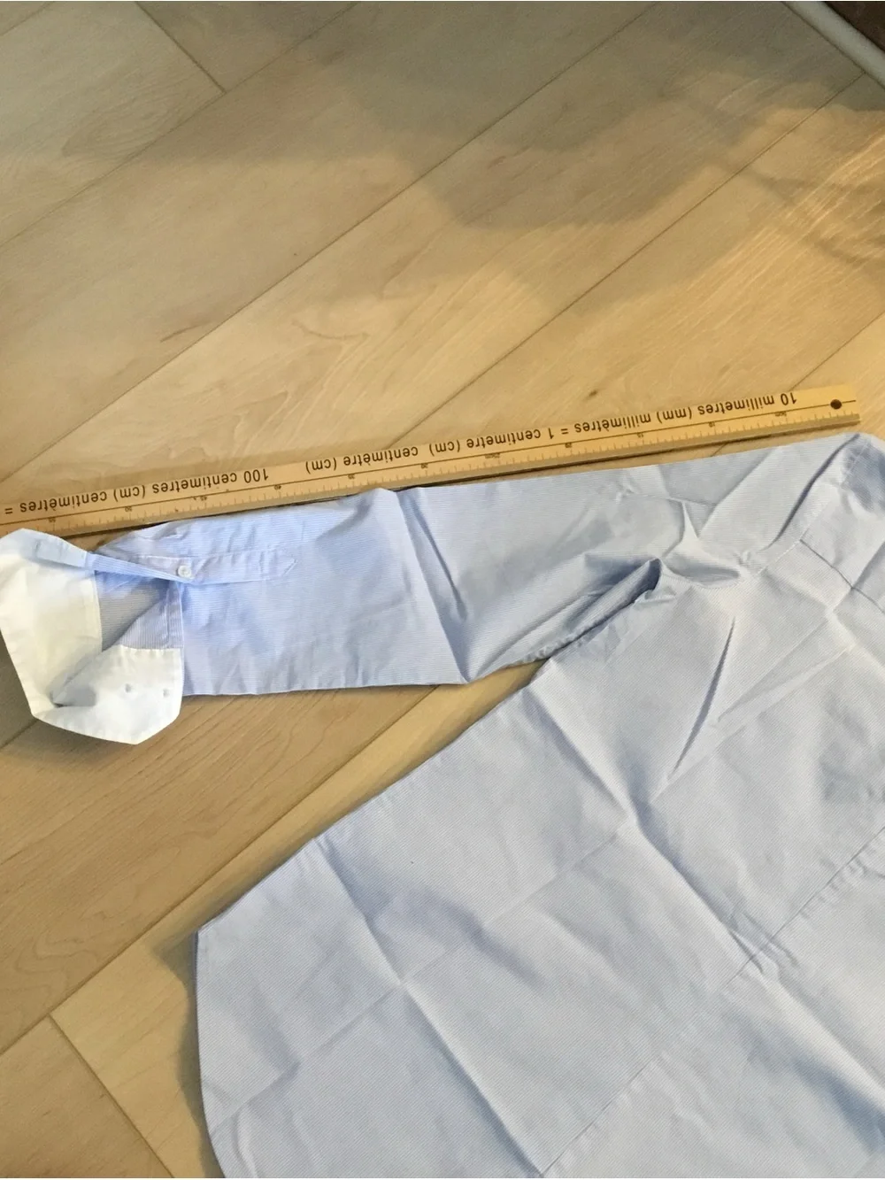 Light Blue Striped Button-Up Shirt - Classic Style - Picture 10 of 16
